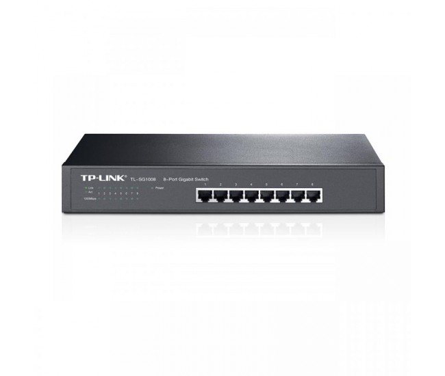 Switch TP-Link TL-SG1008, 8 port, 10/100/1000 Mbps