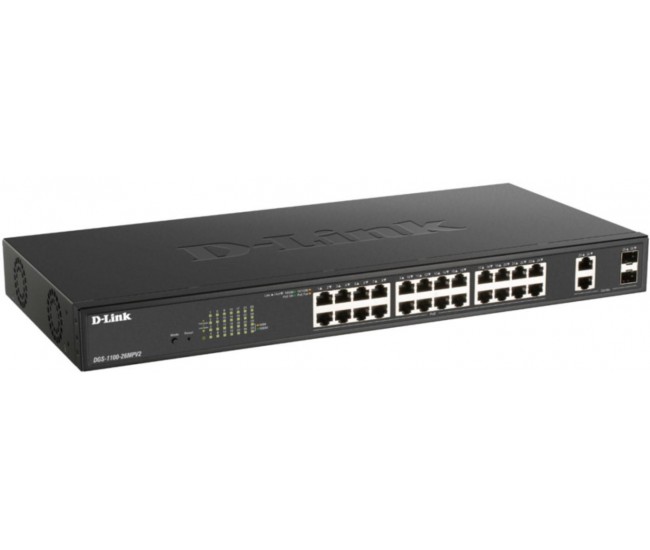 Switch D-Link DGS-1100-26, 24 port, 10/100/1000 Mbps