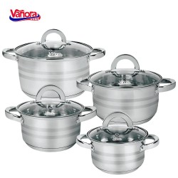 SET GATIT DIN INOX 8 PIESE, MEDINA, VANORA HOME
