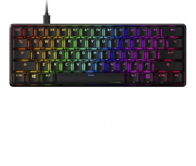 Tastatura HP HyperX Alloy Origins 60, LEDs RGB, USB