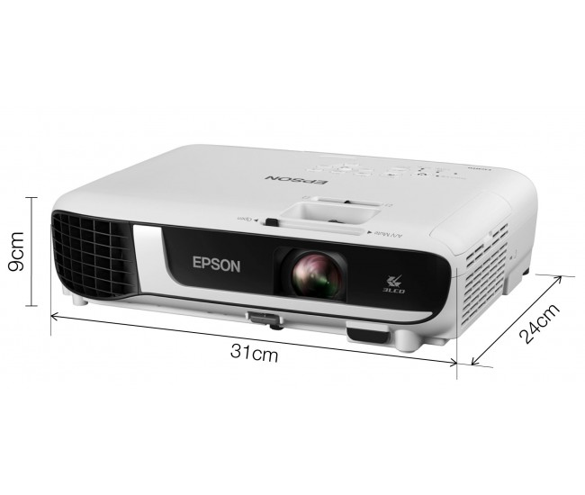 Proiector Epson EB-W51 (succesor EB-W41), 3LCD, 4000 lumeni, WXGA 1280*