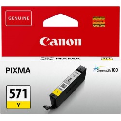 Cartus cerneala Canon CLI-571Y, yellow, capacitate 7ml, pentru Canon Pixma