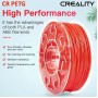 CREALITY CR PETG 3D Printer Filament, red, Printing temperature: 230-250°C,
