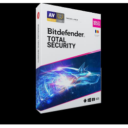 Licenta retail Bitdefender Total Security - protectie anti-malwarecompleta pentru Windows,