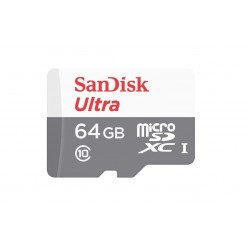 Card de Memorie SanDisk MicroSDHC, 64GB, Adaptor SD, Class 10