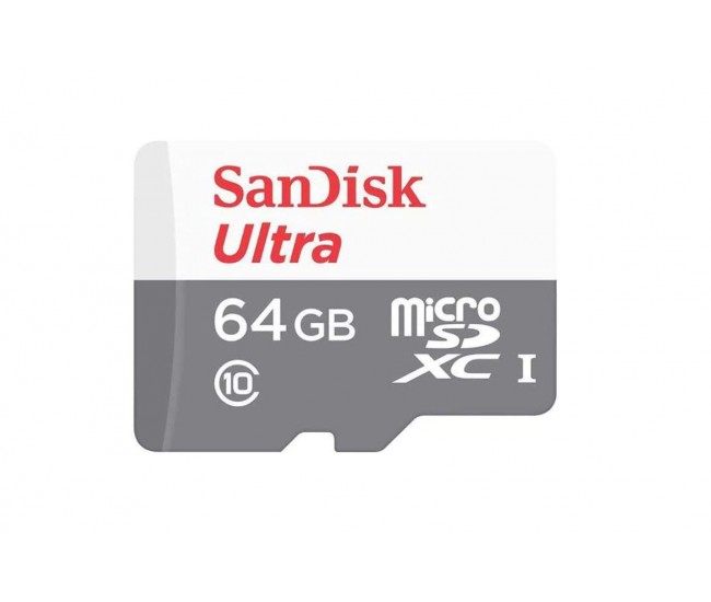 Card de Memorie SanDisk MicroSDHC, 64GB, Adaptor SD, Class 10