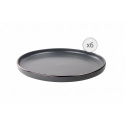 SET 6 FARFURII INTINSE, CERAMICA 27 CM, CALYPSO, ART OF