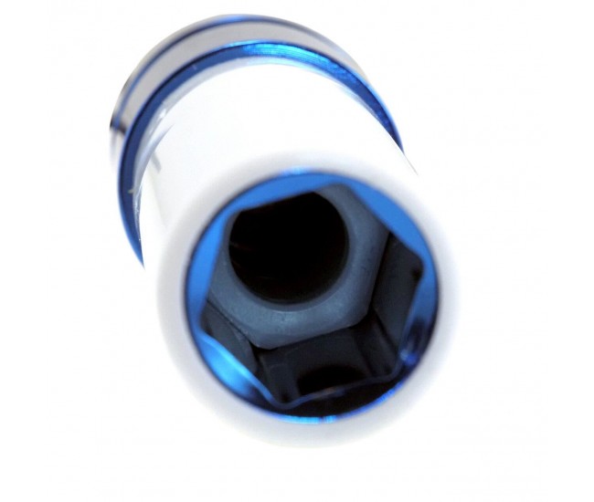 Cap tubular impact plastificat 17mm, cheie cu protectie pentru jante aluminiu Richmann Exclusive