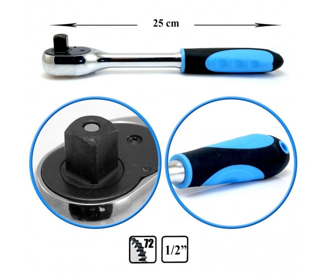 Cheie cu clichet 1/2'', 250 mm, Richmann