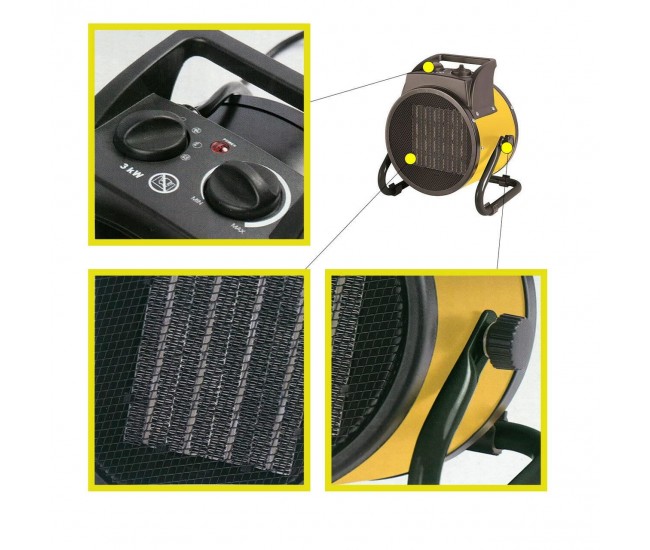 Incalzitor electric ceramic, 3000 W, Strend Pro