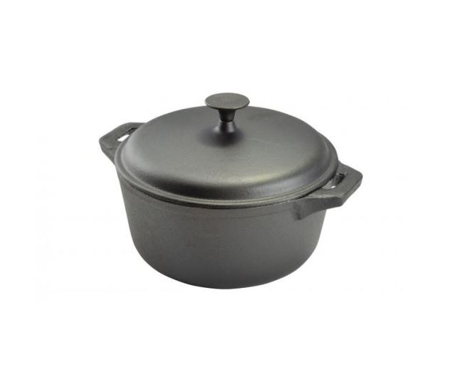Oala de fonta cu capac, 4.2 L, Perfect Home 
