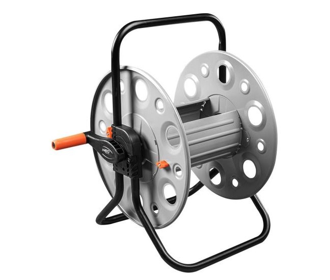 Tambur, rola, pentru furtun gradina, metalic, 1/2-100 m, 3/4-30 m, NEO