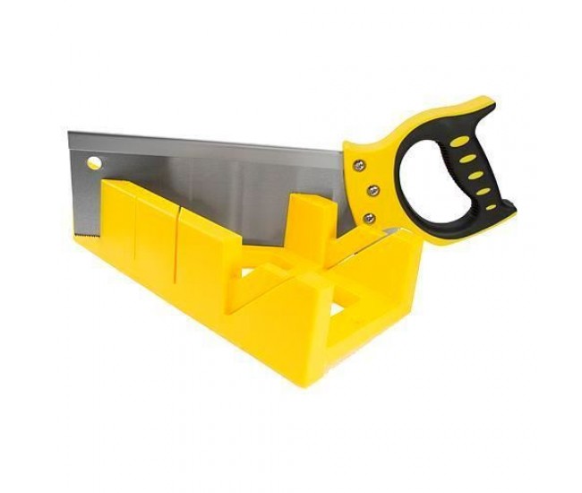 Fierastrau cu suport de plastic, pentru taiat la unghi, 30 cm