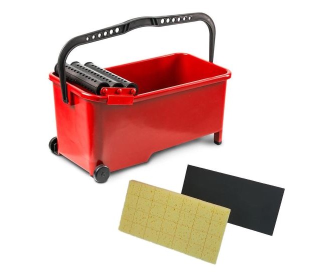 Set galeata pentru aplicare si spalare chit de rosturi, 2 x drisca, 20 L, Artool
