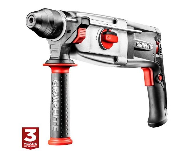 Rotopercutor, SDS Plus, 720 W, 2.8 J, Graphite