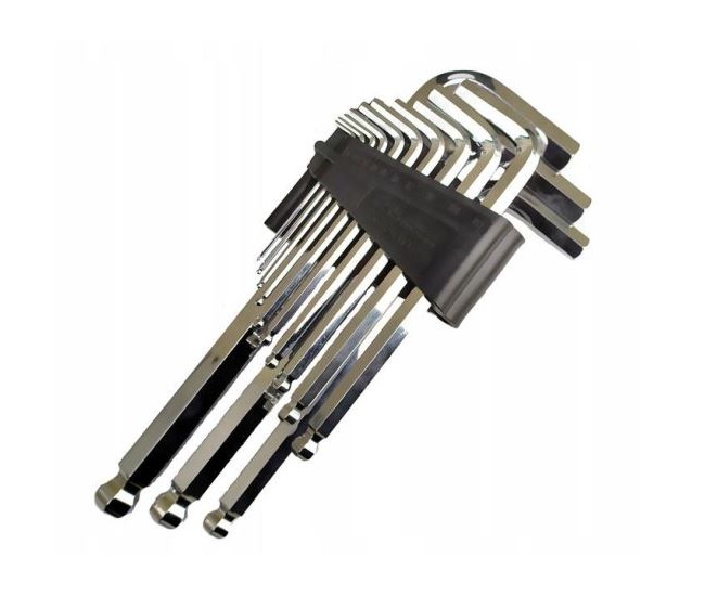 Chei hexagonale (imbus) lungi balpoint 2-19 mm, set 13 buc, Richmann Exclusive