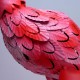 Decoratiune gradina, metalica, flamingo, 14x24x65 cm
