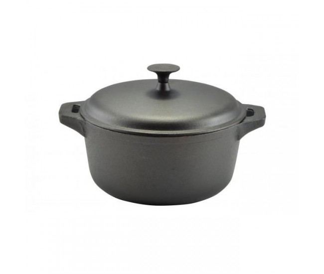Oala de fonta cu capac, 4.2 L, Perfect Home 