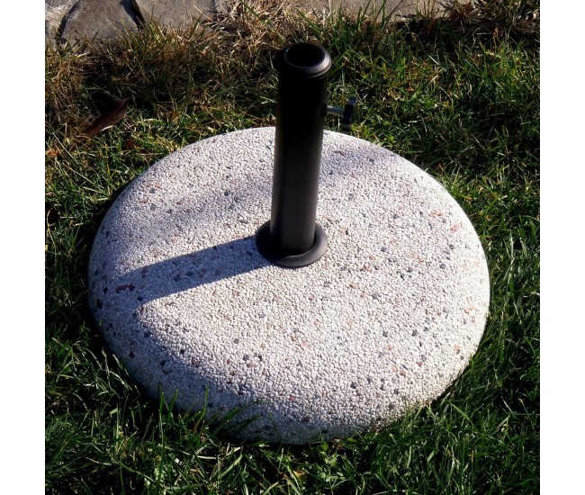 Suport pentru umbrela, beton, alb, 20 kg, 45 cm, 38 mm, Carter
