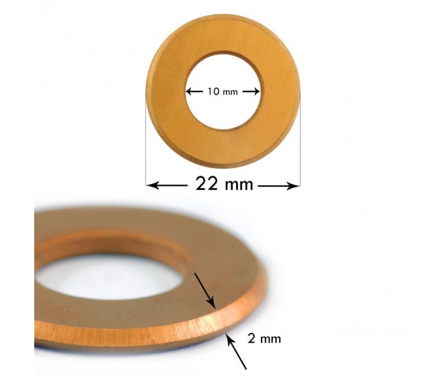Rola taietoare rezerva aparat de taiat placi ceramice, titan, 22mm, Richmann 
