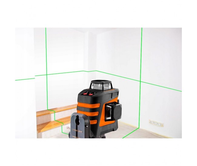 Nivela laser, verde, 360° 3D, cu carcasa si suport magnetic, K, 20 m, NEO