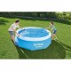 Prelata solara acoperire piscina 366 cm, rotunda, albastra, 356 cm, Bestway FlowClear 