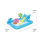 Piscina gonflabila pentru copii, de joaca, cu tobogan, 239x206x86 cm, Bestway Fantastic Aquarium