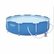 Piscina structura metalica, rotunda, cu filtru, albastru, 366x76 cm, Bestway Steel Pro 