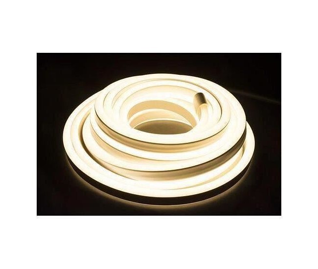 Furtun luminos, alb cald, interior-exterior, IP44, 600 LED, 5 m