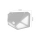 Lampa solara de perete, LED, senzor miscare, 13x5x9.5 cm