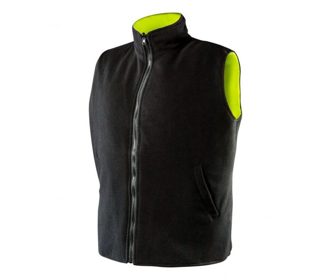 Vesta de lucru cu doua fete reflectorizanta galben/negru, nr.XXL/58, Neo Tools, 81-520-XXL