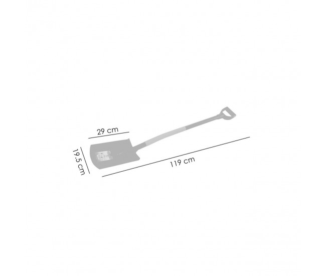 Harlet, cazma, drept, cu coada metalica, 19.5x29 cm, Richmann Exclusive
