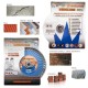 Disc diamantat super turbo, beton, taiere rapida umeda si uscata, 125 mm/22.23 mm, Richmann