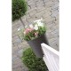 Ghiveci decorativ de flori, oval, pentru balustrade, maro, 29.8x24.2x22.5 cm, Ratolla Railing Oval 