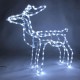 Decoratiune Craciun, ren, 144 LED, 230V, 59x27.5x64 cm