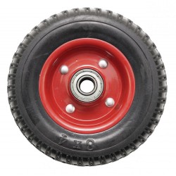 Roata carucior - mare - cauciuc brut striat - rulment - 250-4 (8) Roata carucior - mare - cauciuc brut striat - rulment - 250-4 (8)