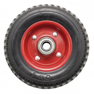 Roata carucior - mare - cauciuc brut striat - rulment - 250-4 (8)