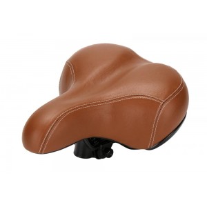 Sa pentru bicicleta, din piele ecologica, maro, PERFECT SHAPE