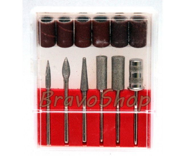 Capete freza DIAMANT - Freza diamant - set 6 buc. / Capete freza electrica - Gel UV, unghii,tipsuri Capete freza DIAMANT - Freza diamant - set 6 buc. / Capete freza electrica - Gel UV, unghii,tipsuri