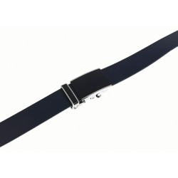 Curea eleganta barbati din piele naturala, Bleumarin - 00001397BLM