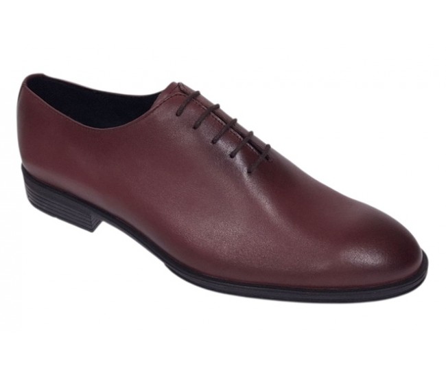 Pantofi barbati eleganti office piele naturala Bordo 002VIS