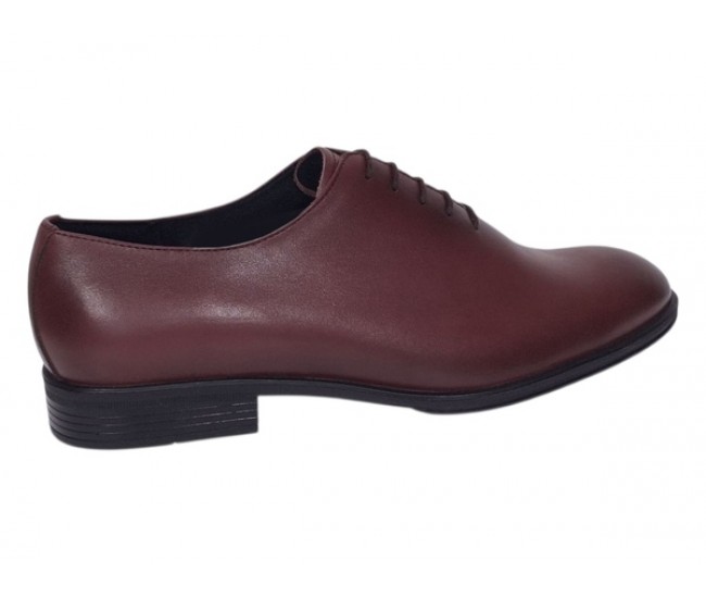 Pantofi barbati eleganti office piele naturala Bordo 002VIS