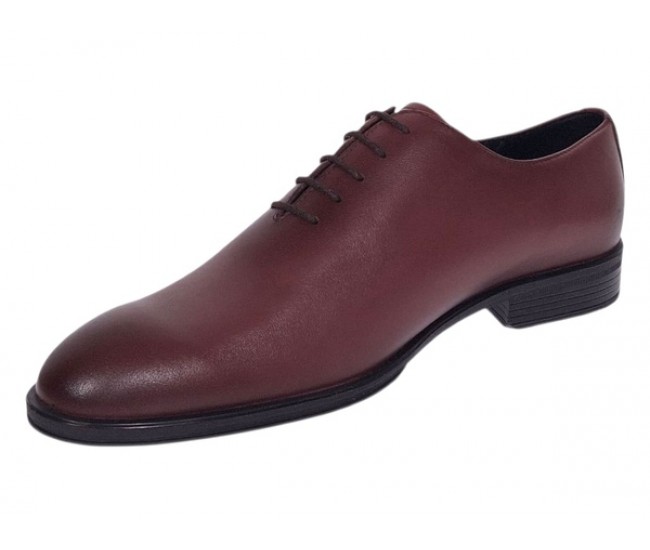 Pantofi barbati eleganti office piele naturala Bordo 002VIS