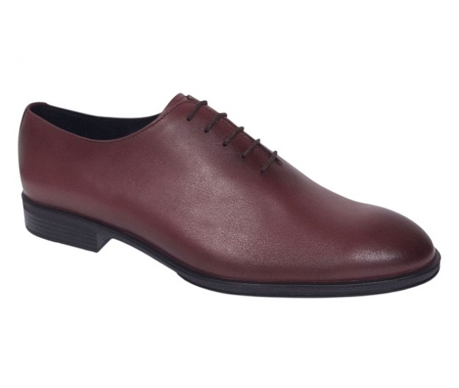 Pantofi barbati eleganti office piele naturala Bordo 002VIS