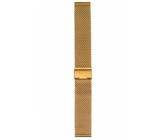 Curea de ceas din metal, 22 mm x 18 cm, auriu - 300X22G