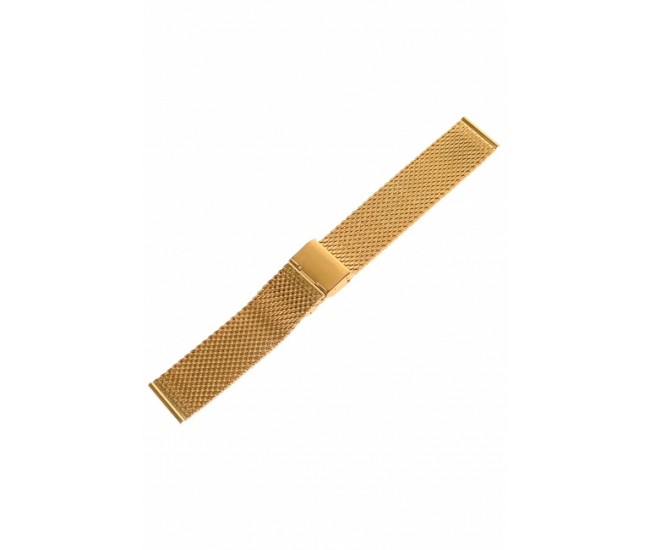 Curea de ceas din metal, 22 mm x 18 cm, auriu - 300X22G Curea de ceas din metal, 22 mm x 18 cm, auriu - 300X22G