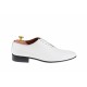 Pantofi barbati, eleganti din piele naturala, alb, 024ABOX