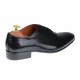 Pantofi barbati office, eleganti din piele naturala negru lucios 026NL
