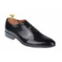 Pantofi barbati office, eleganti din piele naturala negru lucios 026NL