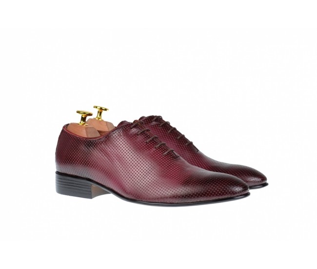Pantofi barbati office, bordeaux, din piele naturala, ELION 026VIS
